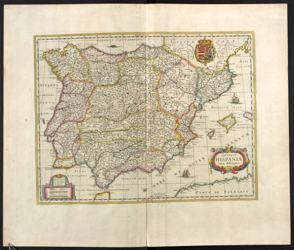 Regnorvm Hispaniae, Vol. 10, mapa 1, Joan Blaeu, 1667.